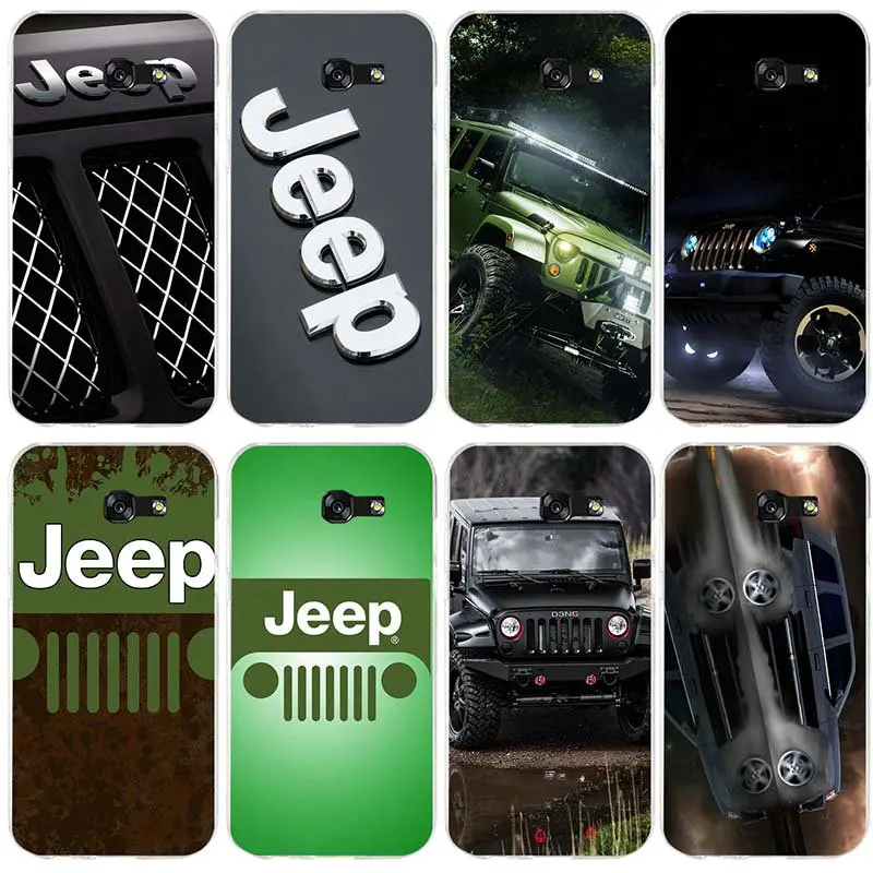 

Jeeps Car Logo For Samsung Galaxy S2 S3 S4 S5 Mini S6 S7 S8 S9 S10 Lite Edge Plus Note 4 5 8 9 Coque Shell Soft TPU Phone Cases