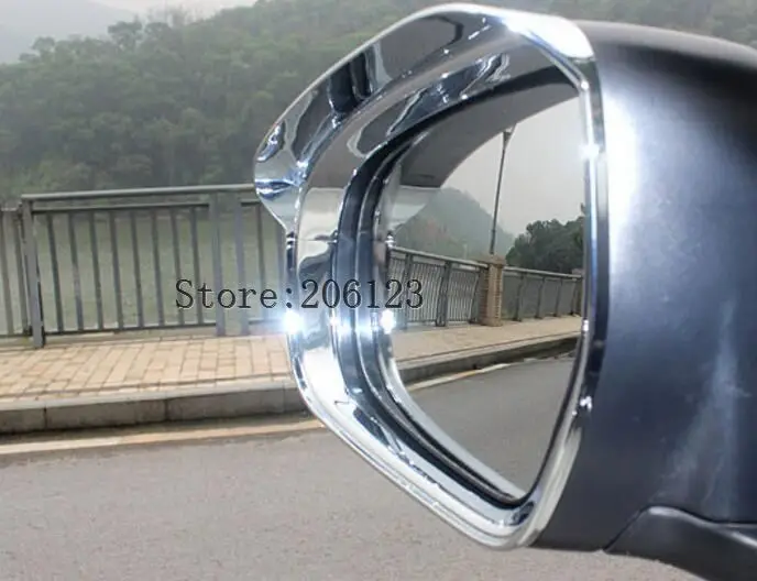 

For Suzuki Vitara 2016 2017 2018 2pcs ABS chrome styling decoration stick rear view Rearview Side glass Mirror Cover trim frame