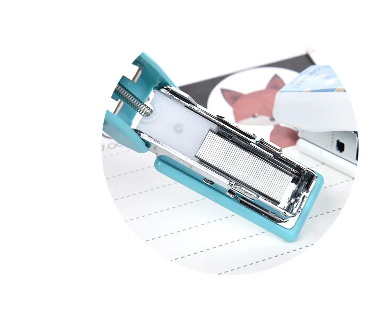 Непринужденный красочные мини-набор степлеров Применение 24/6 скобы школы бумажный степлер office-переплет поставок