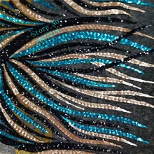 Горячие Зеленые Черные золотые французские нигерийские кружева с блестками, африканская Тюлевая Сетка кружевная ткань высокого качества для свадебного платья