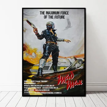 

Mad Max Movie Poster 1979 Mel Gibson Art Canvas Art Print Wall Pictures for Living Room No Frame