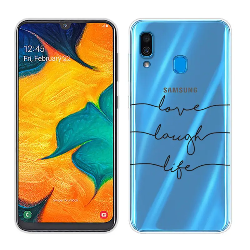 Soft TPU Case for Samsung Galaxy A40 A30 Clear Silicone Back Phone Case for Samsung A50 A10 Cover for A60 A70 SAM-A505F Fundas (12)