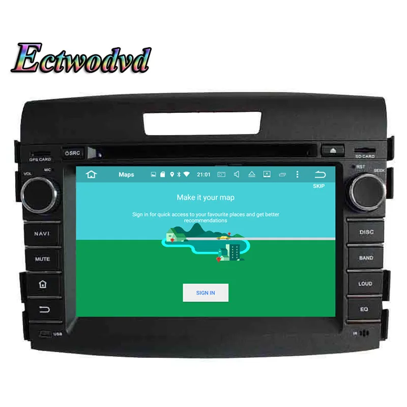 Discount Ectwodvd Octa Core 4G RAM 64G ROM Android 9.0 Car Multimedia DVD Player GPS HeadUnit for Honda CRV 2012 2013 2014 5
