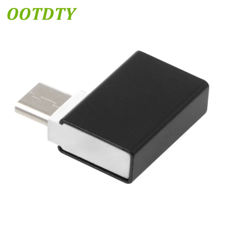 90 градусов Тип C к USB 3,0 Женский данных OTG конвертер для Macbook Android телефон