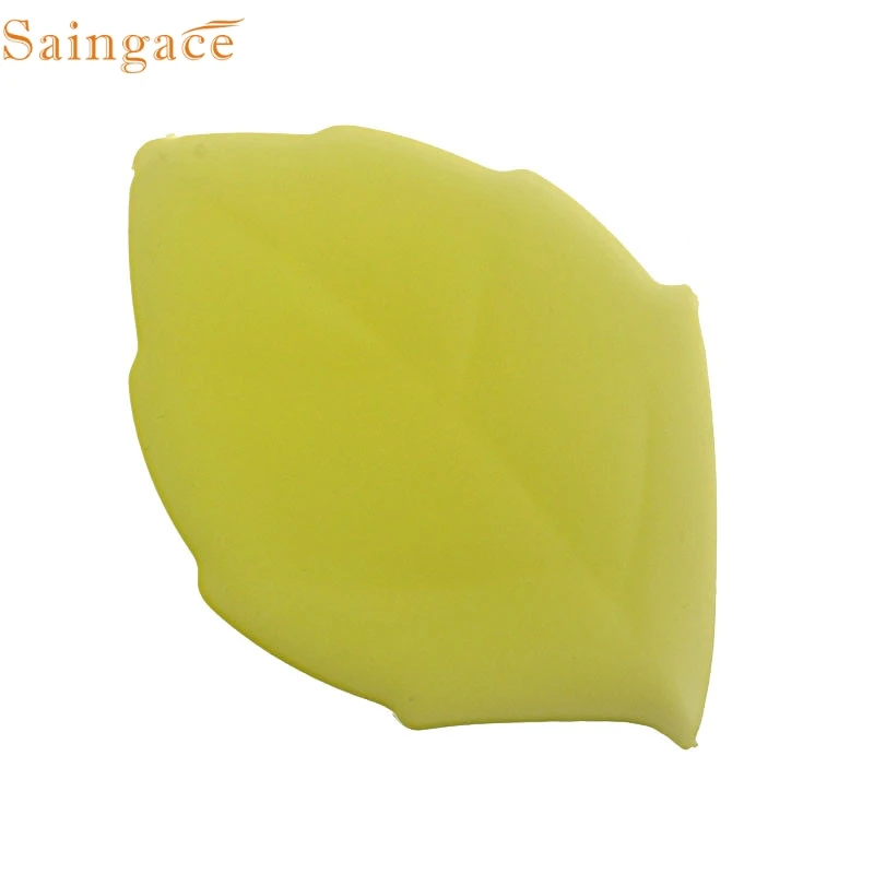 Saingace, 12 см x 8,5 см, пять цветов, подарки, потрясающая мода, в форме листа, карман для воды, для питья, высокое качество, мягкий силикон