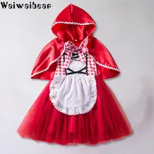 

New Baby Kids Christmas Sets Christmas Costume Cosplay Fancy Dress+Cape Sets For Kids Princess Girls Hot Sale Clothes