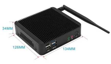 Hcipc B101-2 HCSJ19NA, J1900 двухъядерный процессор, 8г/16Г/г/30 г/60 г/120 г/320G/640G для более удобного выбора Wi-Fi на выбор, 2 Giga LAN, barebone-система