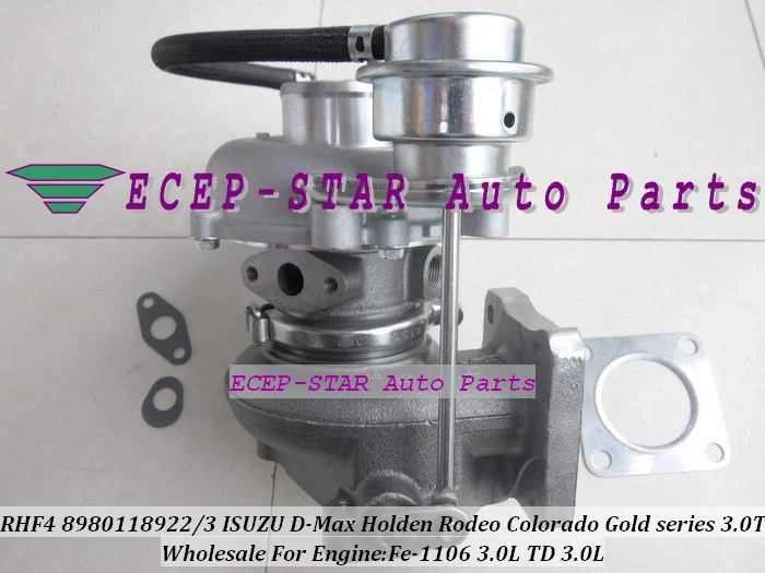 xin-RHF4 VIFE 1309 8980118922 8980118923 Turbo Turbocharger For ISUZU D-Max For Holden Rodeo Colorado Gold series Fe-1106 3.0L D (6)