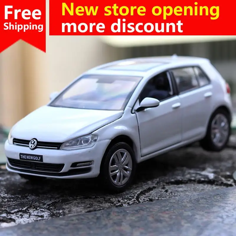 

High Quality 1:36 Scale 5 Inch Alloy Diecast Car Model Golf GTI Collection Model Pull Back Car Toys Gift For Boys