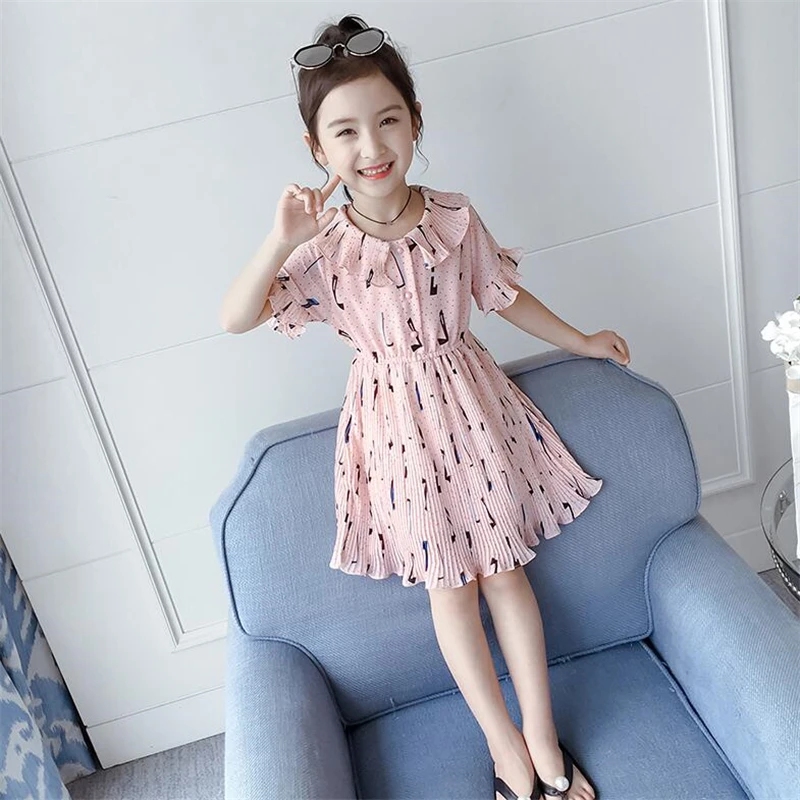 

Summer Lace Children Clothing Princess Dress Kids Dresses For Girls Casual Wear Dress 3-8 Years Girls Dress Birthday Gift