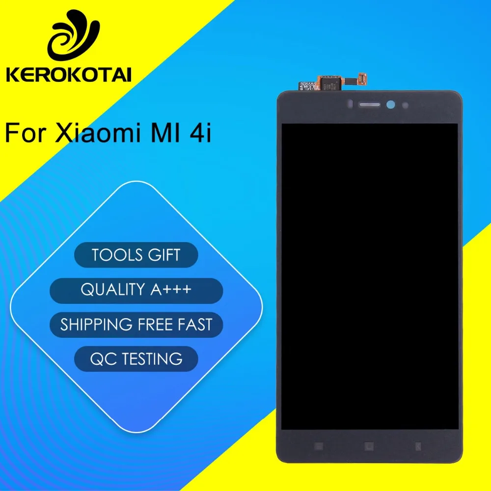 

FOR Xiaomi 4i 100% Tested Good Quality LCD Display Touch Screen Digitizer Full Assembly MI 4i LCD Assembly