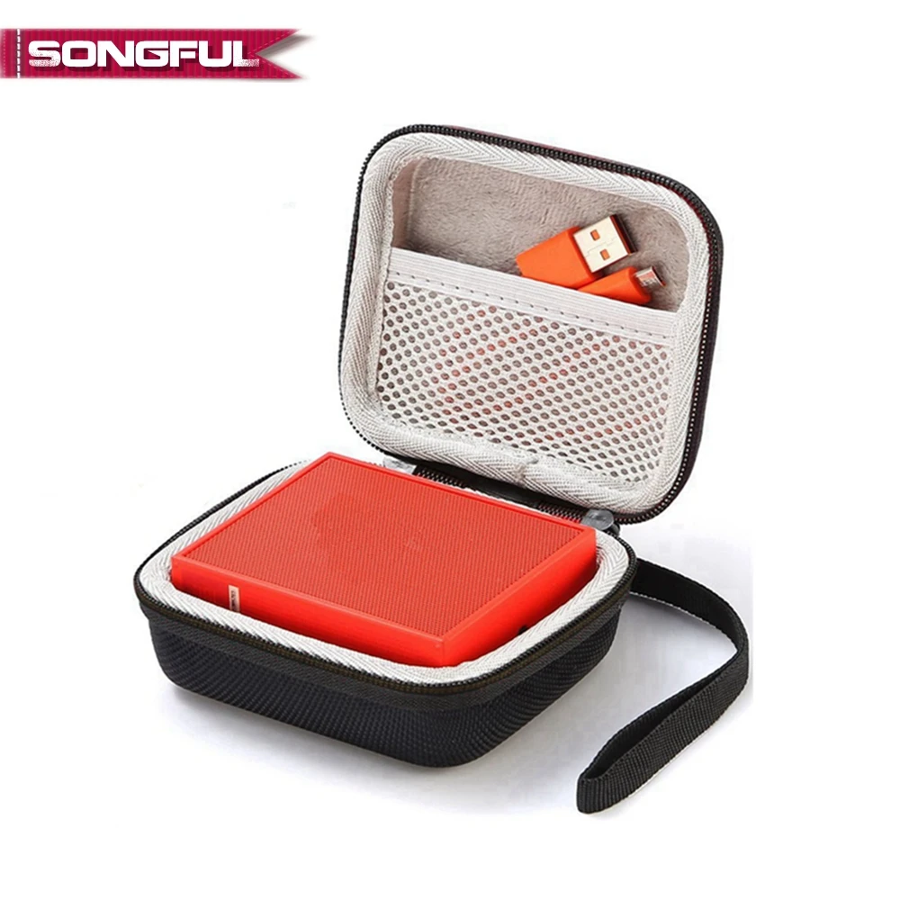 

EVA Wireless Bluetooth Speaker Case for JBL Go 2 Speakers Cover Box Storage Carry Bag with Pocket Strap Pouch for JBL GO 2 Case