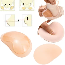 Силиконовая губка груди Pad Невидимый бюстгальтер без бретелек безопасности груди женщин с эффектом пуш-ап усилитель груди Pad Дамское белье бюстгальтер Pad