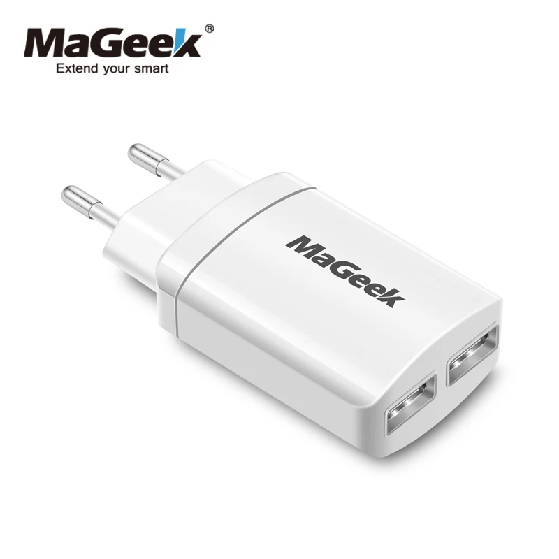 MaGeek 5V2. 4A универсальное USB зарядное устройство дорожное настенное зарядное устройство Портативный адаптер питания зарядное устройство для мобильного телефона для iPhone и samsung