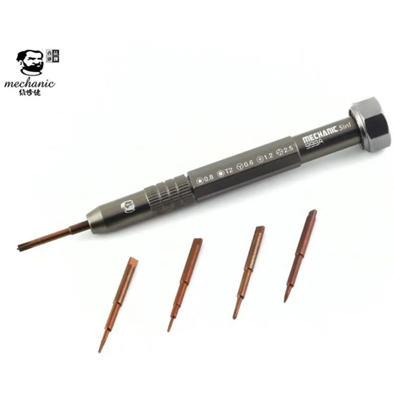 

PHONEFIX MECHANIC Magnetic Screwdriver Set Multifunctional 6 in 1 MCN-999A S2 Alloy Screwdrivers Tool For IPhone X 8 5 6 6S 7 7P