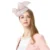 Fascinator Hats For Women Elegant Winter Pink Big Bowknot Linen Felt Pillbox Hats Formal Cocktail Party Wedding Dress Fedora