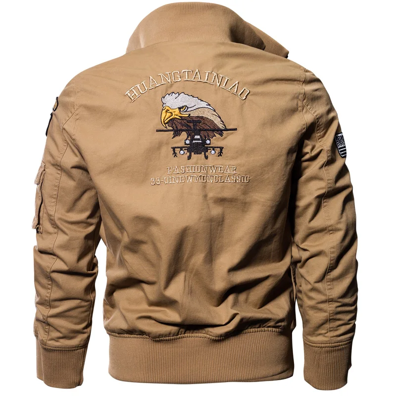 Spring Military Jacket Men Winter Cotton Jacket Army Pilot Jackets Air Force Cargo Coat Military Fl