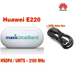 Лот 100 шт. Huawei Фирменная Новинка e220 usb модем беспроводной plug and play 3G данных карты, доставка DHL