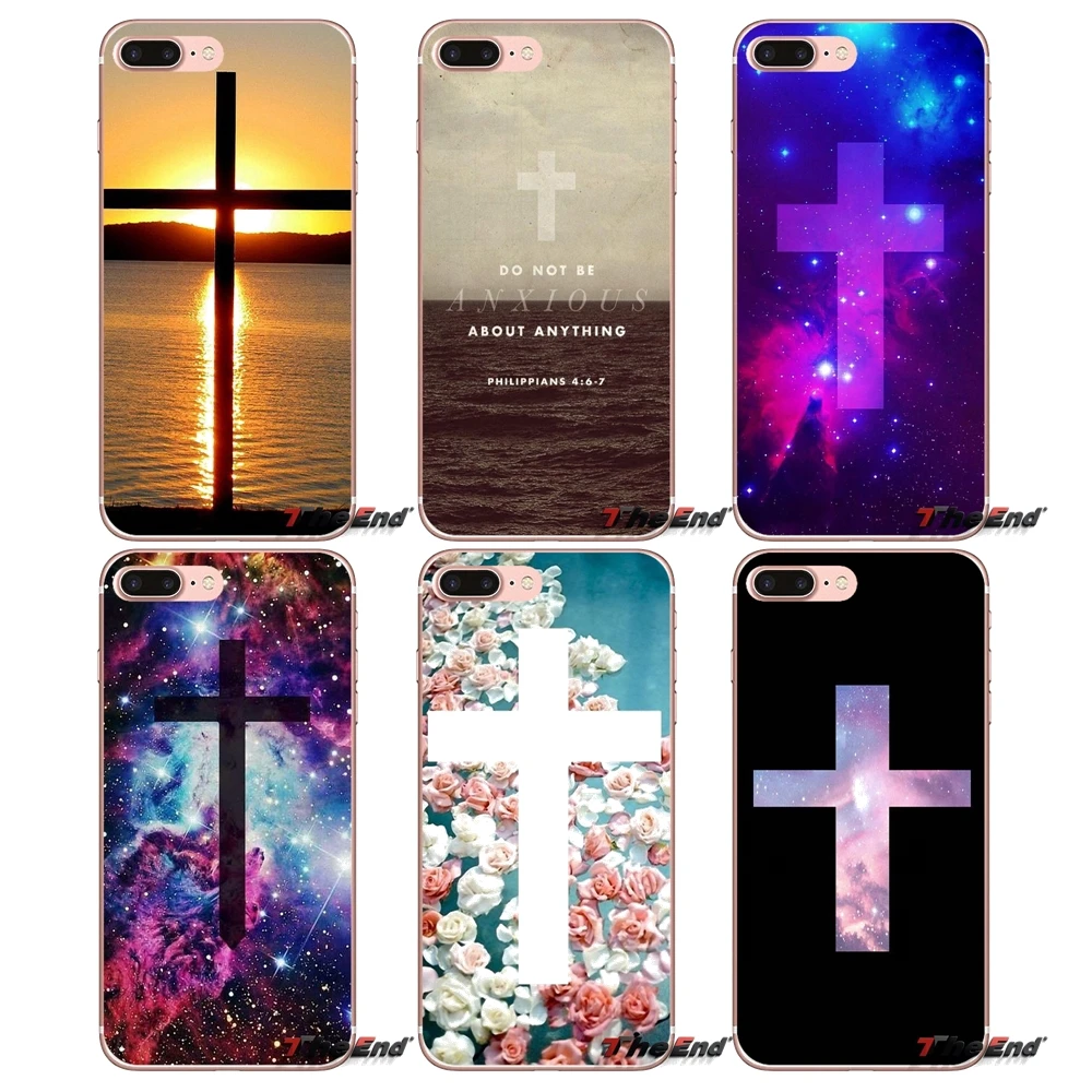 

For Samsung Galaxy S3 S4 S5 MINI S6 S7 edge S8 Plus Note 2 3 4 5 Grand Core Prime Bible Jesus Christ Christian Cross Case