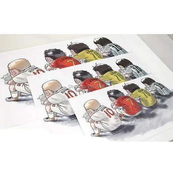 

Newest Auto Stickers Car Styling Decoration European Football Championship Cristiano Ronaldo Kaka Seven Car Stickers Car Decal