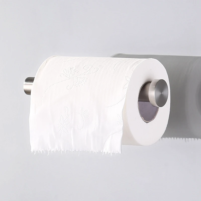 

Hoomall Stainless Steel Square Wall Mounted Toilet Paper Holder Base Without Cover Practical Tissue Holder Bathroom Accessories
