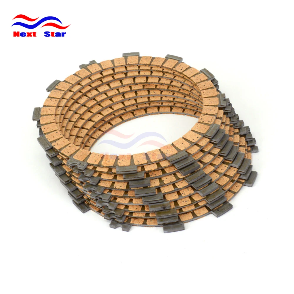 

9 Pcs Motorcycle Engine Parts Clutch Friction Plates Fit For KAWASAKI ZX600 95-08 ZX636 ZR750 ZR750L ZR800A ZR800B KLZ1000 15-16