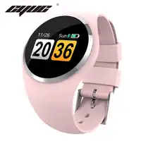 CYUC Q1 スマートリストバンドカラー液晶画面血圧心拍数モニタースマートバンドフィットネストラッカースマートブレスレットの女性