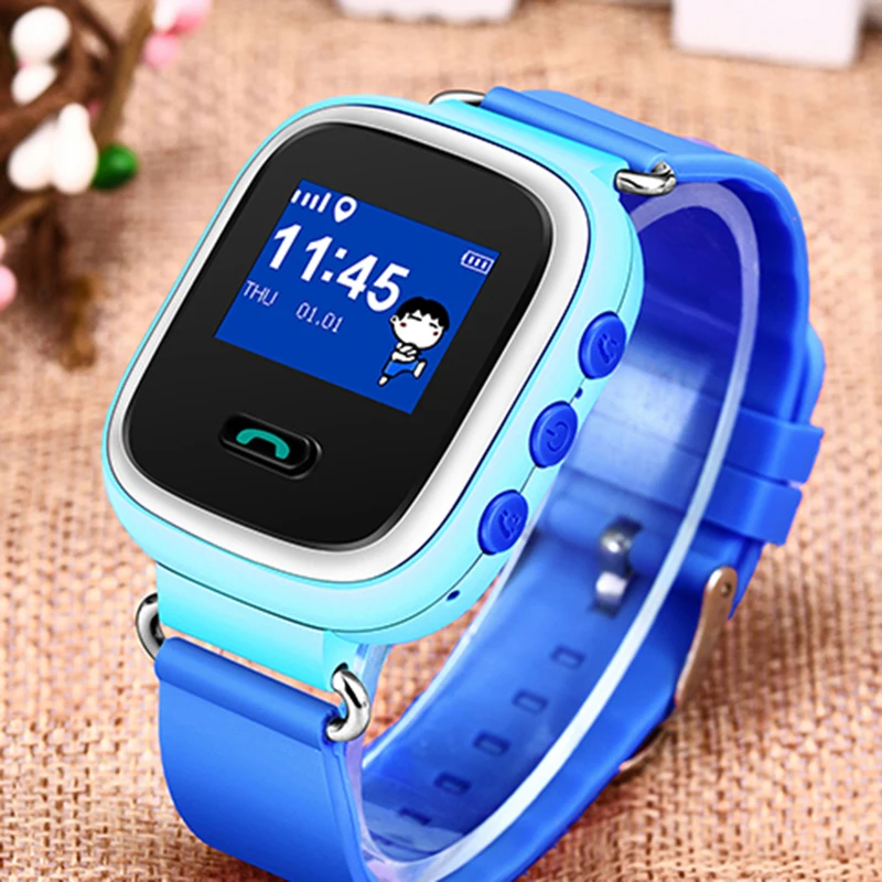 

LIGE Large Capacity Battery Children Smart Watch Positioning LBS Tracker Support SIM Card Digital Watch Reloj inteligente+Box