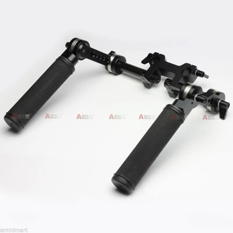  Adjustable ARRI Type Rosette Handle Grip Set fr 15mm Rod System DSLR Rig Film Video Mirrorless 4K C