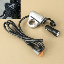" крепление на руль вспомогательный порт питания для Harley Road King 14-18 Softail 11-18 классический FLSTC FLD FXDL XG500 XG7 мотоцикл