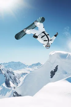 

Snowboard Sports Art Poster Wall Decor Canvas Poster 36 x 24" 20x 13" Decor -03