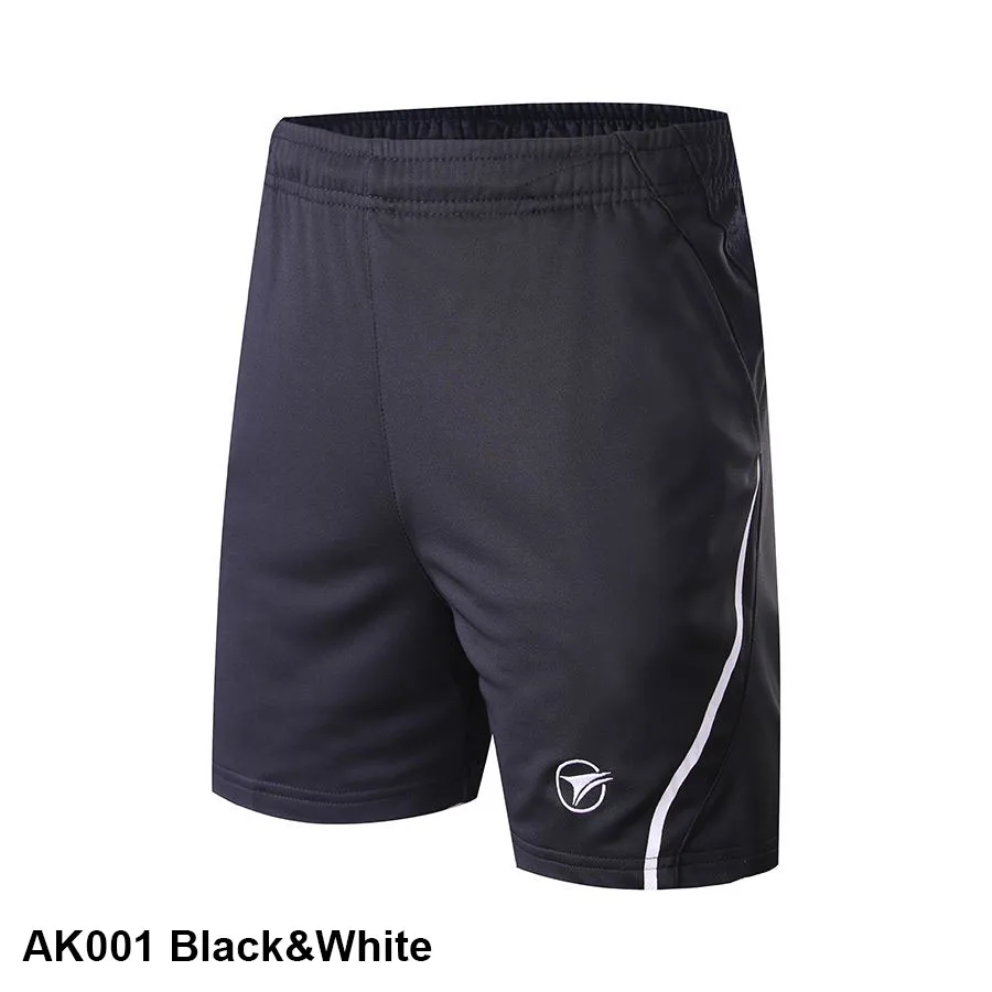 Новая быстросохнущая Для мужчин спортивные шорты для бега Для женщин теннис для бадминтона и настольного тенниса шорты, бег, фитнес, тренажерный зал шорты - Цвет: Ak001 white