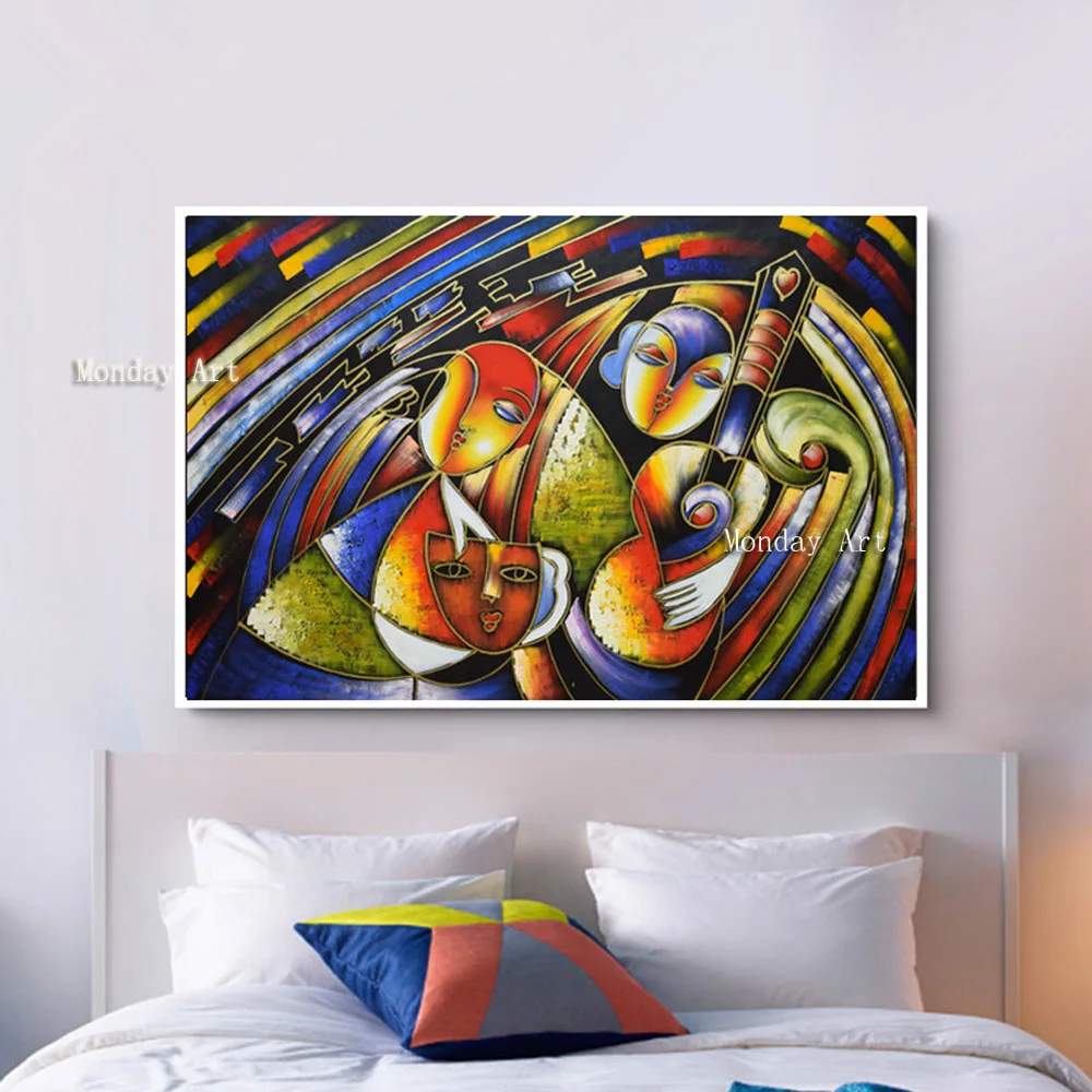 Профессиональный aritist ручной работы Пикассо абстрактные картины маслом украшение дома холст живопись настенные картины для гостиной