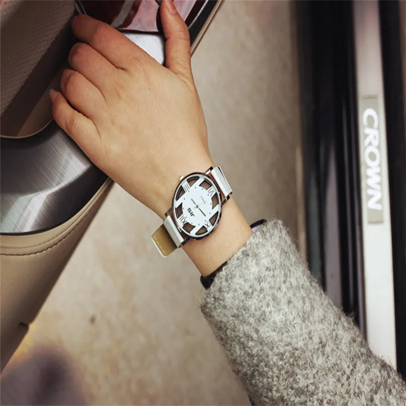 

Fashion Women's Watch Unisex Quartz Analog Sport Casual Wrist Watch Bracelet relogio feminino dropshopping free shipping K40