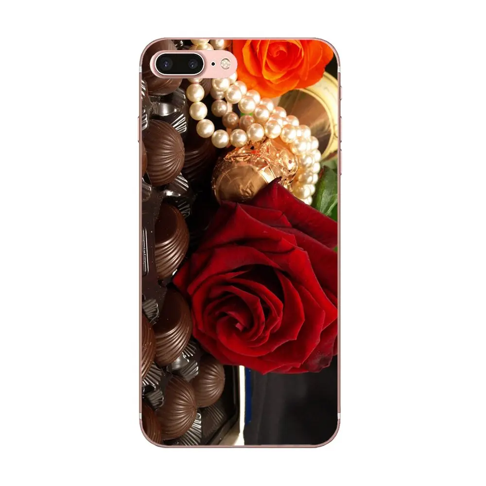 С розой цветком с цветочным мотивом для htc 530 626 628 630 816 820 один A9 M7 M8 M9 M10 E9 U11 Moto G G2 G3 G4