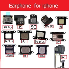 Auricular auténtico para iPhone 4, 4s, 5, 5s, 5c, SE, 6, 6S, 7, 8 Plus, X, piezas de repuesto para teléfono