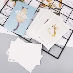 30 листов милые картины с кошками Ретро винтажная открытка Рождество подарок на Новый год карты желание Плакат карты