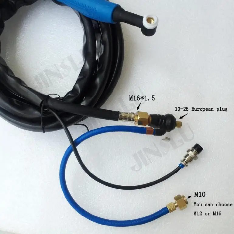 Tig фонарь преобразования разъем 10-25 M16x1.5mm адаптер Быстрый разъем для WP9