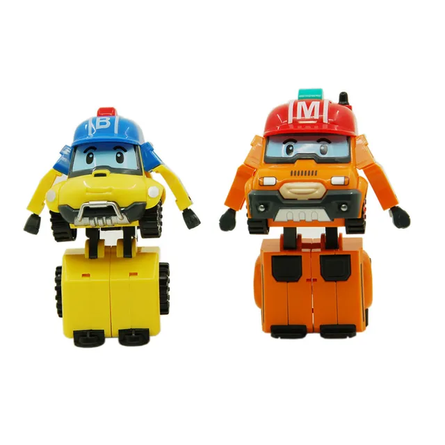 Poli 2 Corea Juguetes Unidsset Robocar Figuras Robot Qxwcbrdeo De Anime 354ALjqcR
