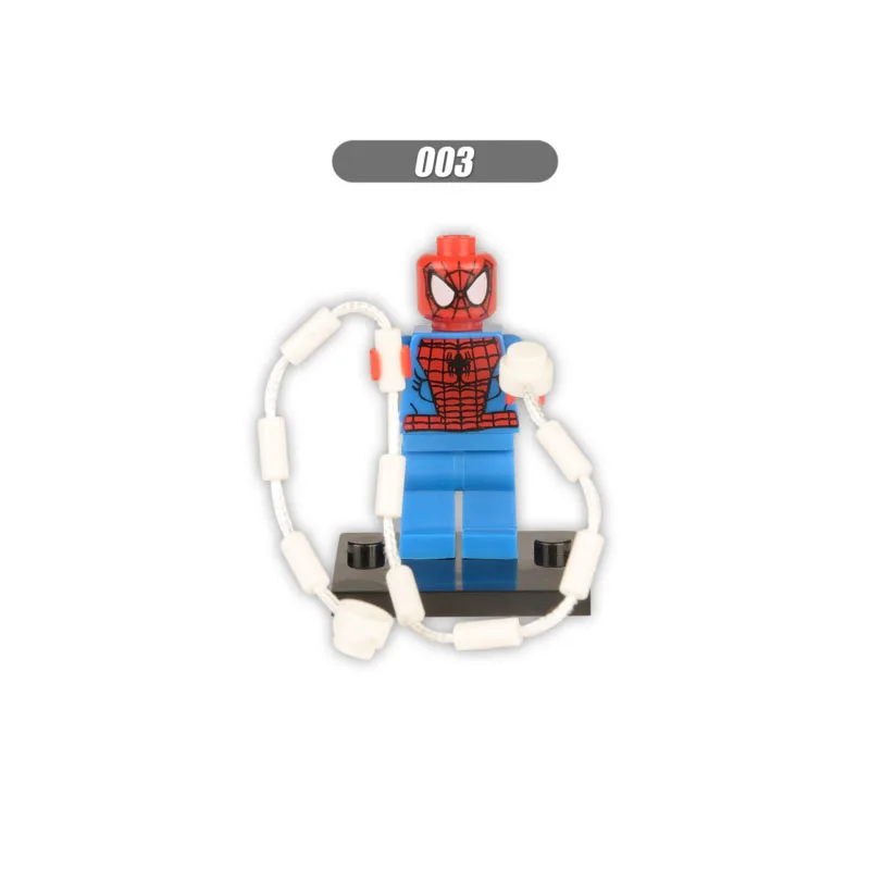 

Single Sale Super Heroes Star Wars 003 Spider Man Model Mini Building Blocks Figure Bricks Toys gifts Compatible Legoed Ninjaed