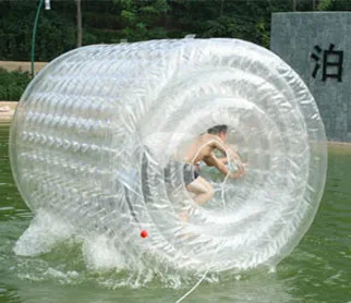 Cheap 0.8mm PVC inflatable zorb ball/inflatable water roller ball/inflatable water wheel for kids and adult