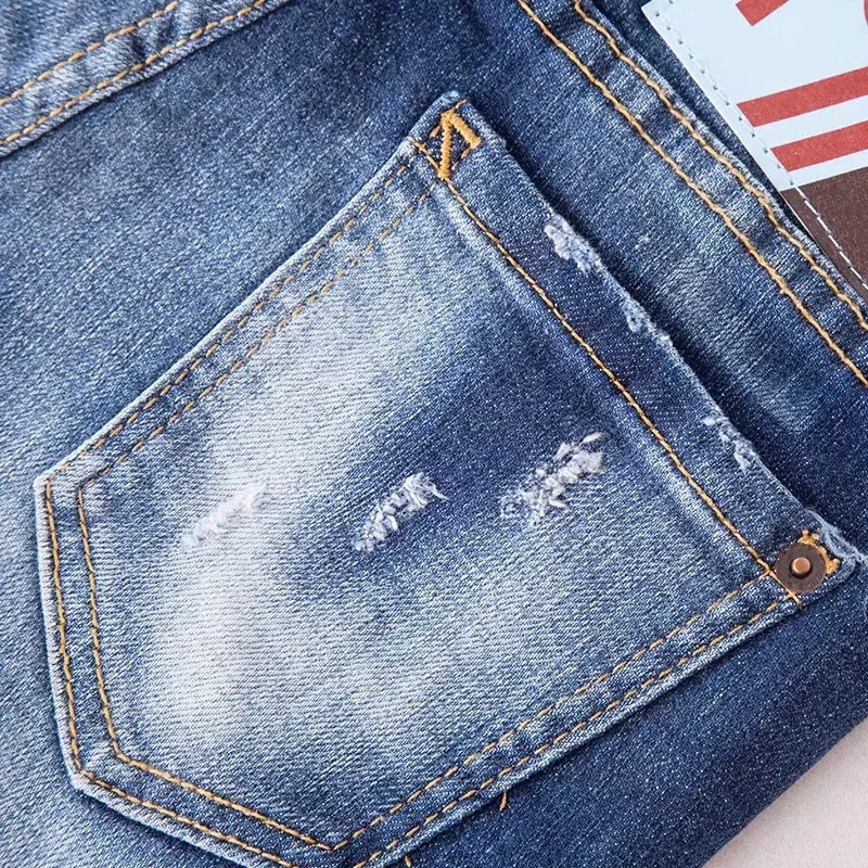 Осенние новые женские джинсы со средней талией, подходящие для повседневных случаев, популярные модные вещи, в этом магазине рекомендуется купить