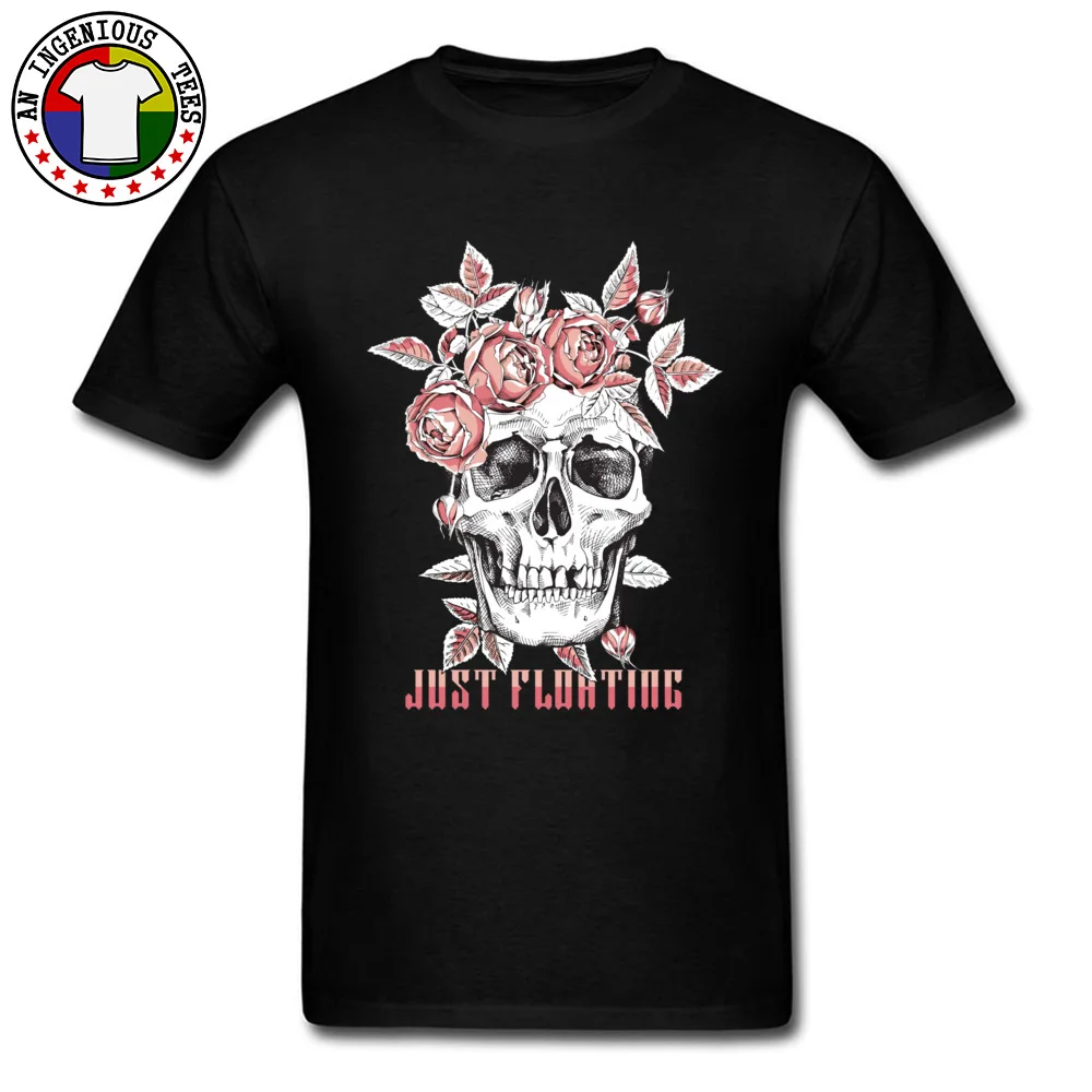 2018 Well Chosen Gift T Shirts For Friend Roses Funeral Dead Skull