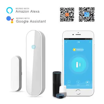 

Wifi Intelligent door and window alarm magnetic anti-theft APP remote monitoring open notification