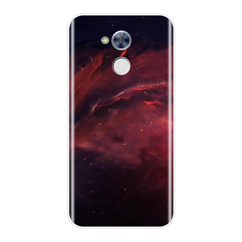 Чехол для телефона Huawei Honor 6 5A 4X 5X 6X Мягкая силиконовая задняя крышка с красным