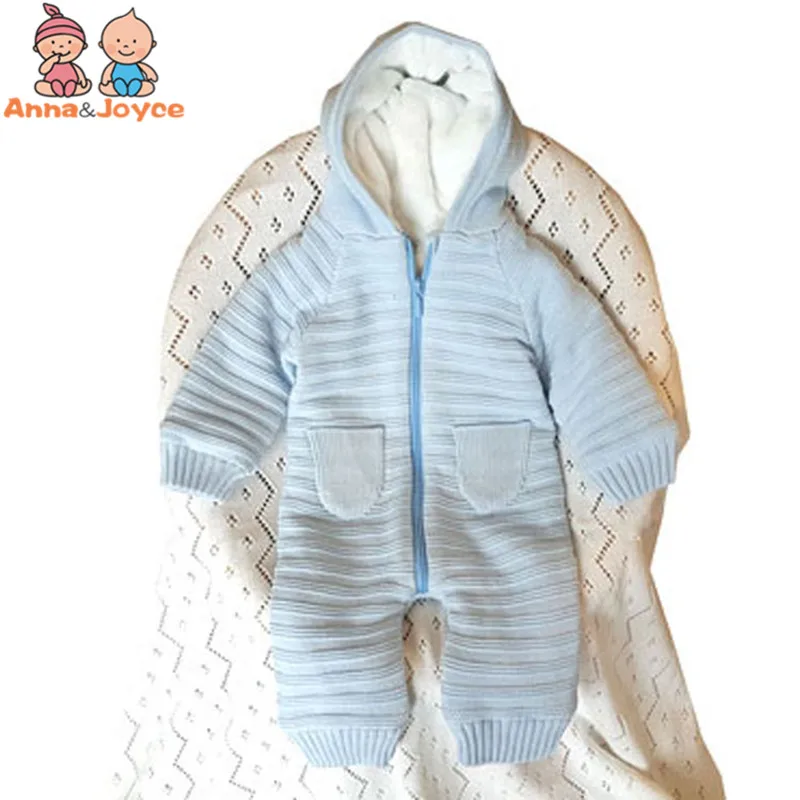 

2018 New Style Baby Winter Thickening Conjoined Clothing Baby Warm Thickened Zipper Pure Cotton Baby Conjoined