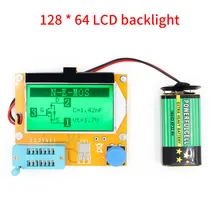 Alta calidad a estrenar LCR-T4 medidor ESR Transistor Tester diodo triodo capacitancia SCR inductancia