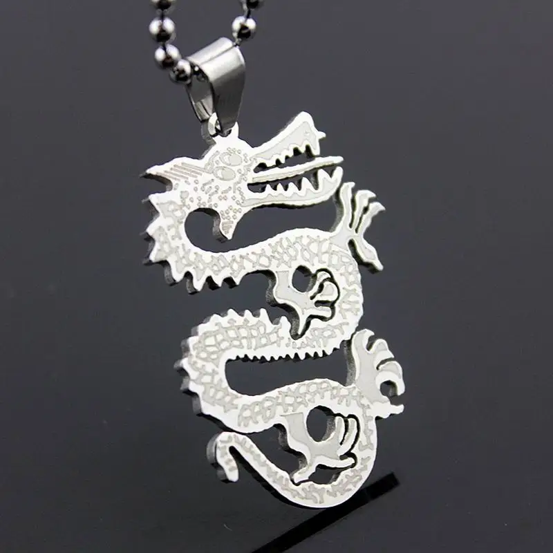 New Arrival Men's Stainless Steel Pendant Necklaces Male Titanium