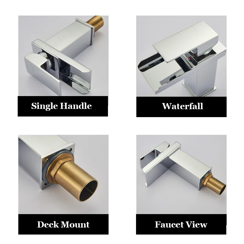 chrome basin faucet