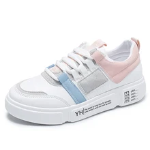 Улучшенная цветная женская обувь, кожаные маленькие белые туфли, массажная стелька, женская кожаная обувь с тигром